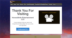 Desktop Screenshot of honestarttsentertainment.com