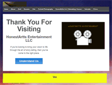 Tablet Screenshot of honestarttsentertainment.com